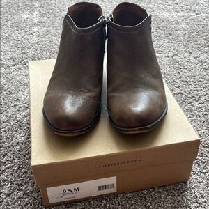 Lucky Brand Brown Booties